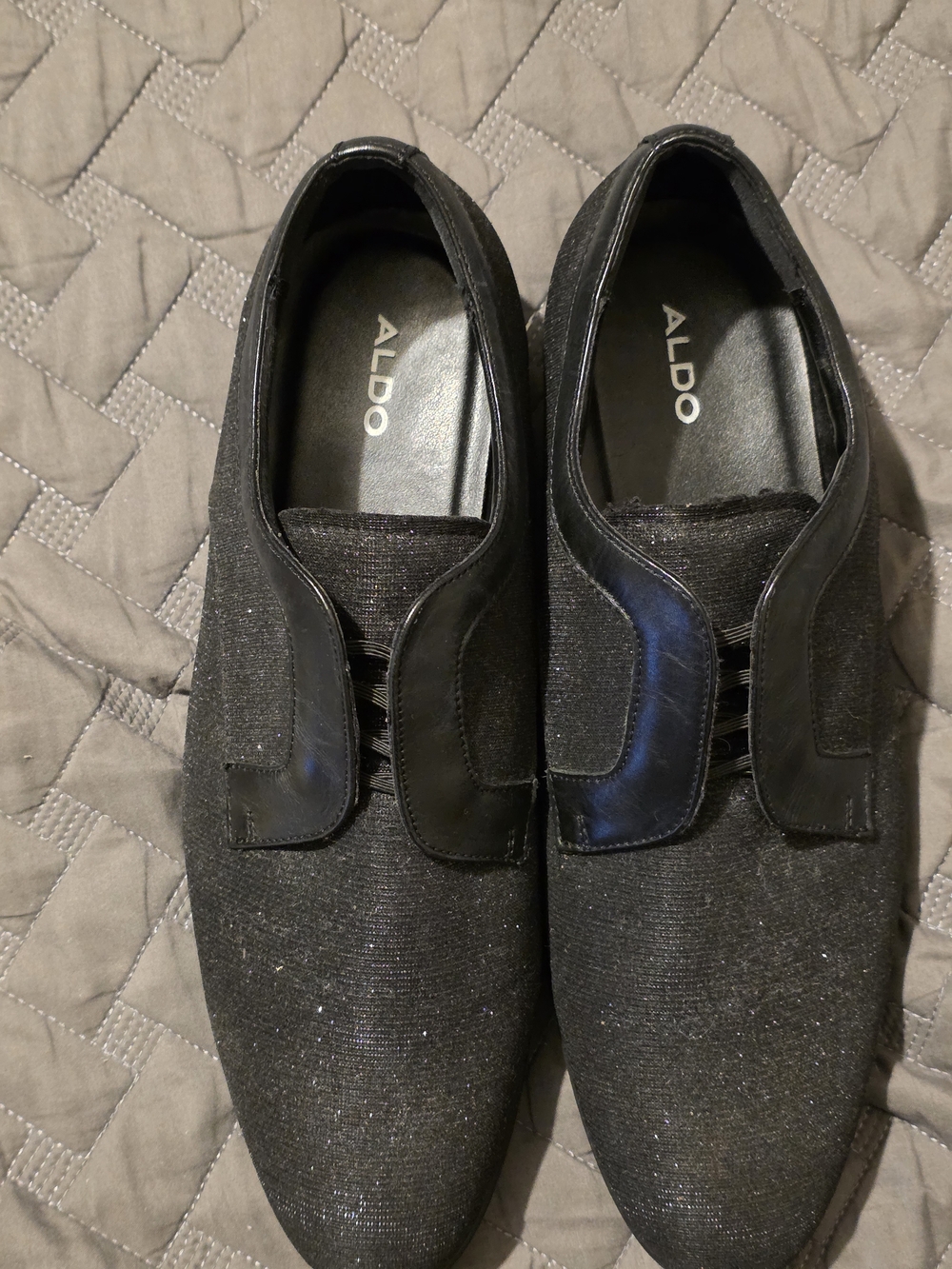 ALDO Men’s Black Dress Slip-On Shoes